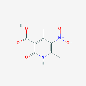 molecular formula C8H8N2O5 B1606980 4,6-Dimethyl-5-nitro-2-oxo-1,2-dihydropyridine-3-carboxylic acid CAS No. 89977-22-0