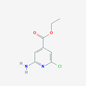 molecular formula C8H9ClN2O2 B1606988 Ethyl 2-amino-6-chloroisonicotinate CAS No. 28056-05-5