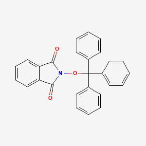 molecular formula C27H19NO3 B1606994 Phthalimide, N-trityloxy- CAS No. 31938-10-0