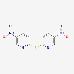 molecular formula C10H6N4O4S B1607010 Bis(5-nitropyridin-2-YL)sulfane CAS No. 2127-11-9