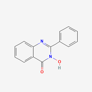molecular formula C14H10N2O2 B1607012 3-羟基-2-苯基喹唑啉-4(3H)-酮 CAS No. 5319-72-2