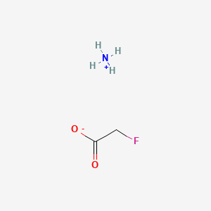 molecular formula C2H6FNO2 B1607023 Ammonium fluoroacetate CAS No. 60916-92-9