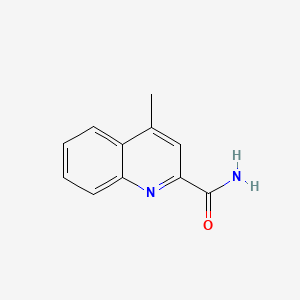 molecular formula C11H10N2O B1607047 4-Methylquinoline-2-carboxamide CAS No. 30958-79-3