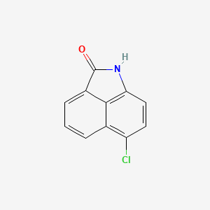 molecular formula C11H6ClNO B1607050 6-Chloro-1H-benzo[cd]indol-2-one CAS No. 24950-30-9