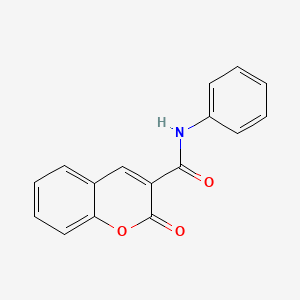 molecular formula C16H11NO3 B1607055 2-氧代-N-苯基-2H-香豆素-3-甲酰胺 CAS No. 54396-25-7