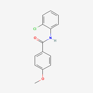 molecular formula C14H12ClNO2 B1607059 N-(2-氯苯基)-4-甲氧基苯甲酰胺 CAS No. 7465-92-1