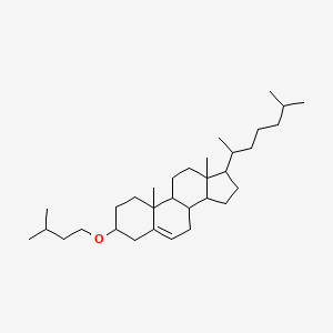 molecular formula C32H56O B1607063 Éther de cholestéryle et d'isoamyle CAS No. 74996-30-8