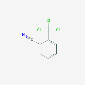molecular formula C8H4Cl3N B1607066 2-(三氯甲基)苯甲腈 CAS No. 2635-68-9