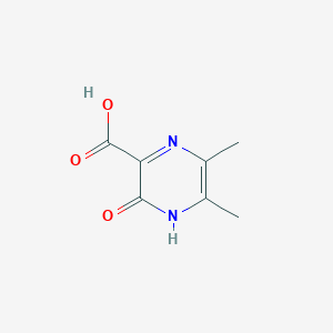 B1607067 5,6-Dimethyl-3-oxo-3,4-dihydropyrazine-2-carboxylic acid CAS No. 57796-64-2