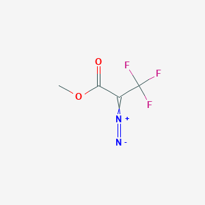 molecular formula C4H3F3N2O2 B1607068 2-重氮-3,3,3-三氟-1-甲氧基丙-1-烯-1-醇盐 CAS No. 173558-71-9