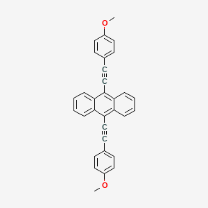 molecular formula C32H22O2 B1607069 9,10-双(4-甲氧基苯基乙炔基)蒽 CAS No. 80034-27-1