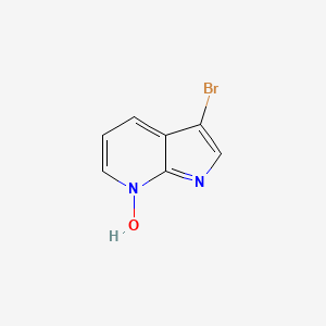 molecular formula C7H5BrN2O B1607070 3-Bromo-7H-pyrrolo[2,3-b]pyridin-7-ol CAS No. 74420-08-9