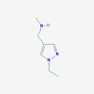 1-(1-ethyl-1H-pyrazol-4-yl)-N-methylmethanamine