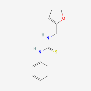 molecular formula C12H12N2OS B1607084 1-(呋喃-2-基甲基)-3-苯基硫脲 CAS No. 6632-65-1