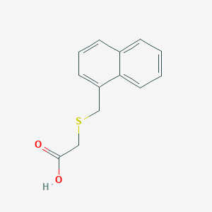 molecular formula C13H12O2S B1607089 2-[(1-萘甲基)硫代]乙酸 CAS No. 5254-92-2