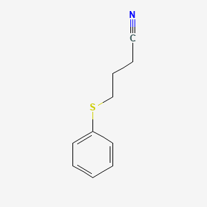 molecular formula C10H11NS B1607090 4-Phenylsulfanylbutanenitrile CAS No. 35756-39-9