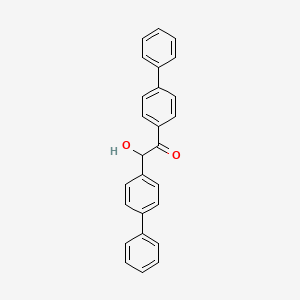 molecular formula C26H20O2 B1607092 1,2-Di(biphenyl-4-yl)-2-hydroxyethanone CAS No. 5623-25-6
