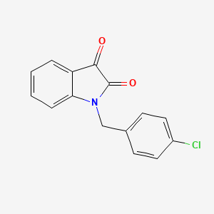 molecular formula C15H10ClNO2 B1607093 1-(4-氯苄基)-1H-吲哚-2,3-二酮 CAS No. 26960-66-7