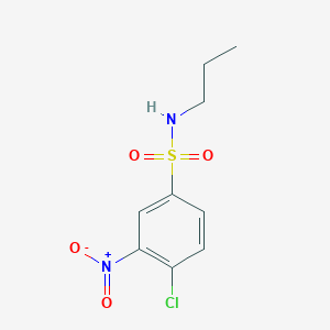 molecular formula C9H11ClN2O4S B1607103 4-chloro-3-nitro-N-propylbenzenesulfonamide CAS No. 43041-68-5
