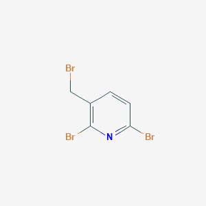 molecular formula C6H4Br3N B1607105 2,6-Dibromo-3-(bromomethyl)pyridine CAS No. 41789-38-2
