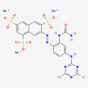 molecular formula C20H11Cl2N8Na3O10S3 B1607117 Reactive Orange 86 CAS No. 57359-00-9