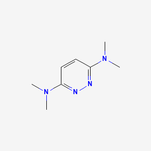 molecular formula C8H14N4 B1607125 3,6-Bis(dimethylamino)pyridazine CAS No. 29604-73-7