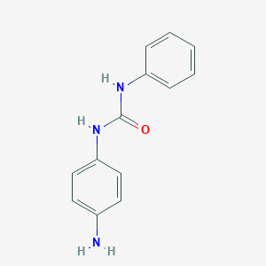 molecular formula C13H13N3O B160713 1-(4-氨基苯基)-3-苯基脲 CAS No. 10141-46-5