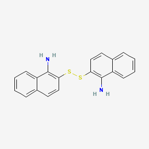 molecular formula C20H16N2S2 B1607130 1,1'-Diamino-2,2'-dinaphthyl disulfide CAS No. 38262-57-6