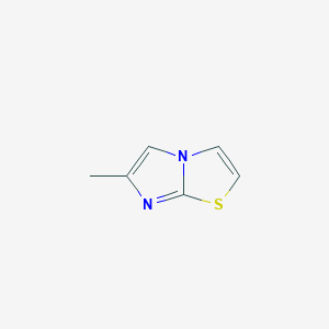 molecular formula C6H6N2S B1607133 6-Methylimidazo[2,1-b]thiazole CAS No. 3835-41-4