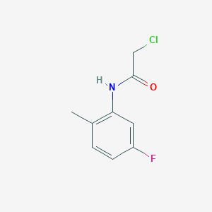 molecular formula C9H9ClFNO B1607134 2-chloro-N-(5-fluoro-2-methylphenyl)acetamide CAS No. 85817-59-0