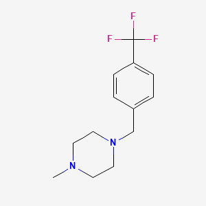 molecular formula C13H17F3N2 B1607139 1-Methyl-4-(4-(trifluoromethyl)benzyl)piperazine CAS No. 201682-15-7