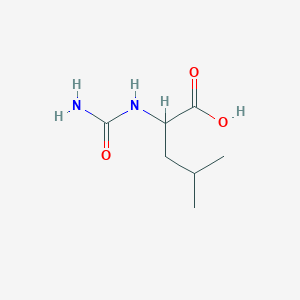 molecular formula C7H14N2O3 B1607143 4-Methyl-2-ureido-pentanoic acid CAS No. 42534-05-4
