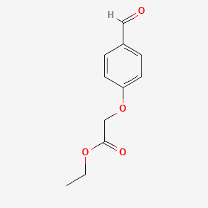 molecular formula C11H12O4 B1607155 Ethyl (4-formylphenoxy)acetate CAS No. 51264-69-8