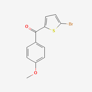 molecular formula C12H9BrO2S B1607159 Methanone, (5-bromo-2-thienyl)(4-methoxyphenyl)- CAS No. 95184-61-5