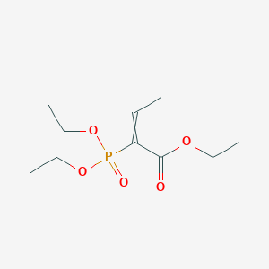 molecular formula C10H19O5P B1607170 Ethyl 2-(diethoxyphosphinyl)but-2-enoate CAS No. 20345-62-4
