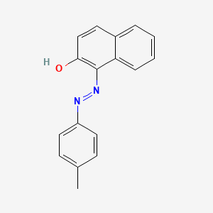 molecular formula C17H14N2O B1607188 1-((4-Methylphenyl)azo)-2-naphthalenol CAS No. 6756-41-8