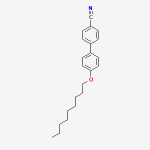molecular formula C22H27NO B1607196 [1,1'-联苯]-4-腈，4'-(壬氧基)- CAS No. 58932-13-1