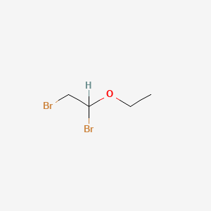 molecular formula C4H8Br2O B1607201 1,2-Dibromo-1-ethoxyethane CAS No. 2983-26-8