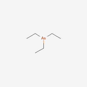 molecular formula C6H15As B1607241 三乙基胂 CAS No. 617-75-4
