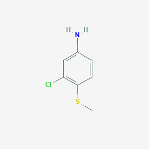 molecular formula C7H8ClNS B1607254 3-氯-4-(甲硫基)苯胺 CAS No. 5211-01-8