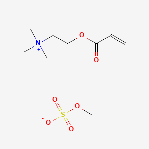 B1607275 Ethanaminium, N,N,N-trimethyl-2-[(1-oxo-2-propenyl)oxy]-, methyl sulfate CAS No. 13106-44-0
