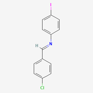 N-(4-chlorobenzylidene)-4-iodoaniline