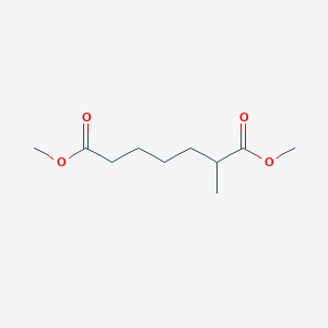 molecular formula C10H18O4 B1607290 Dimethyl 2-methylheptanedioate CAS No. 33658-48-9