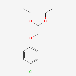 molecular formula C12H17ClO3 B1607292 1-Chloro-4-(2,2-diethoxyethoxy)benzene CAS No. 41964-04-9