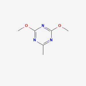 B1607329 2,4-Dimethoxy-6-methyl-1,3,5-triazine CAS No. 4000-78-6