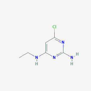 molecular formula C6H9ClN4 B1607345 6-氯-n4-乙基嘧啶-2,4-二胺 CAS No. 6316-09-2