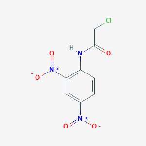 molecular formula C8H6ClN3O5 B1607351 2-chloro-N-(2,4-dinitrophenyl)acetamide CAS No. 6271-08-5