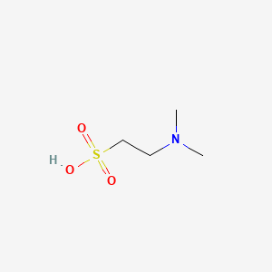 molecular formula C4H11NO3S B1607352 2-(二甲基氨基)乙磺酸 CAS No. 637-95-6