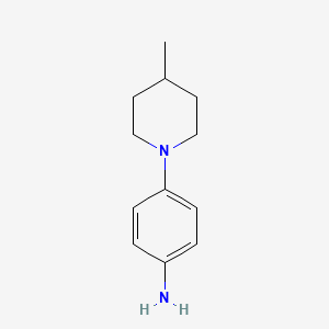 molecular formula C12H18N2 B1607356 4-(4-甲基哌啶-1-基)苯胺 CAS No. 342013-25-6