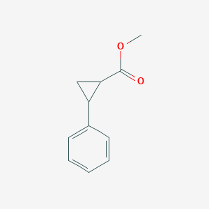 molecular formula C11H12O2 B1607389 Methyl 2-phenylcyclopropanecarboxylate CAS No. 20030-70-0